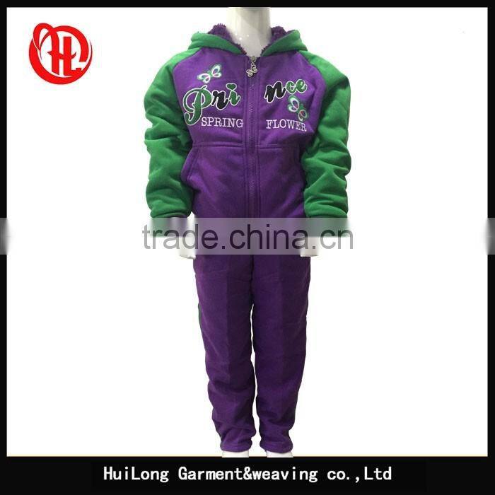 poly fleece child sets kids clothing wholesale