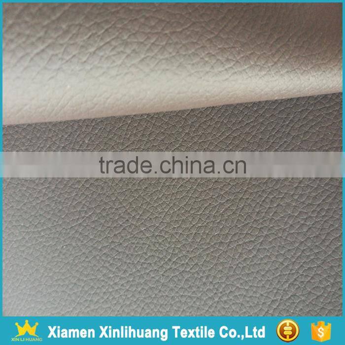 2017 New Arrival Coffee Brown PVC Sofa Leather from China Manufacturer