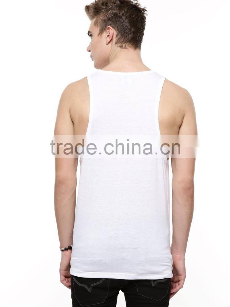 Summer sleeveless man vest tattoo print man vest wholesale