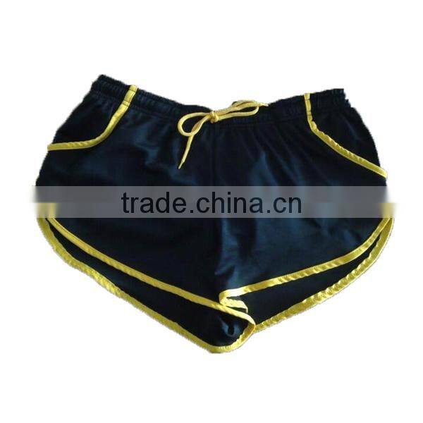 Custom mens gym shorts, embroidery logo running shorts wholesale