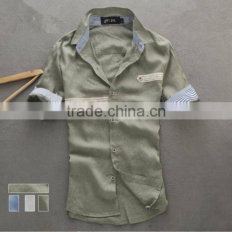 2015 100%cotton Customized feather Embroidered slim fit men dress african men shirt