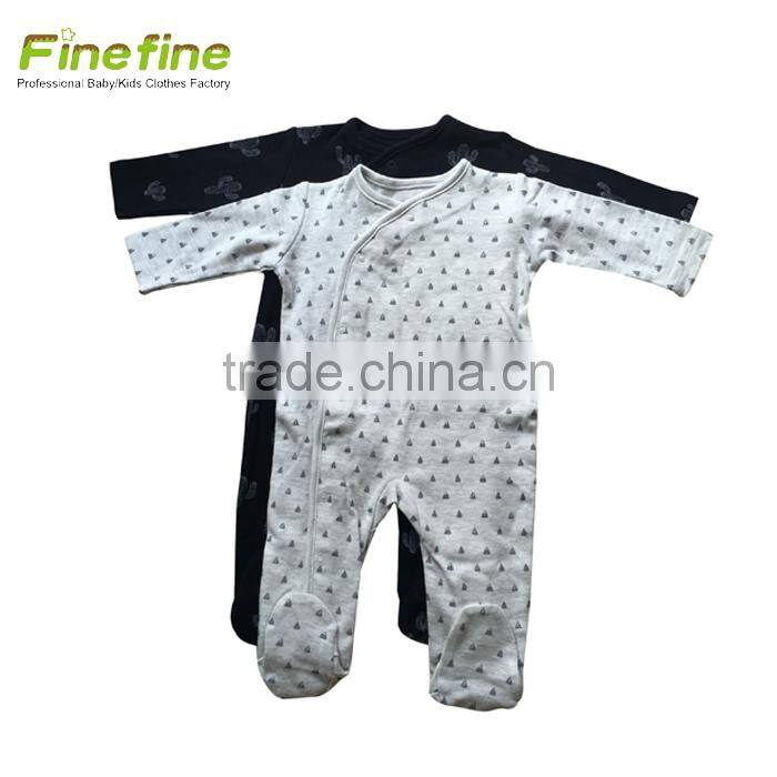 Long-Sleeved Cotton Baby Clothes One Piece Winter Design Smocked Baby Romper
