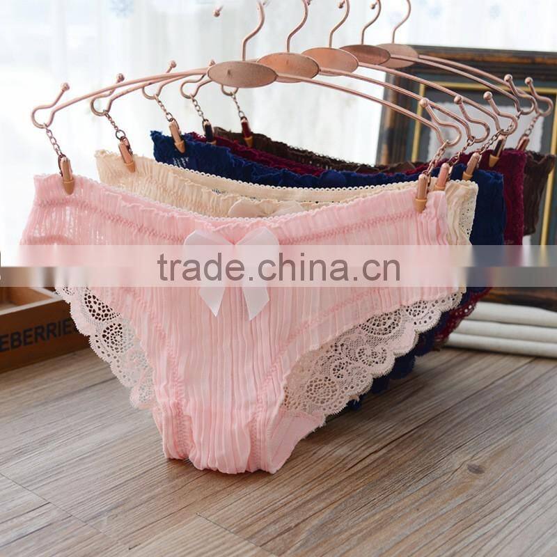 5 Pcs Women's Briefs Panties Gift Box Cotton Underwear Bowknot Lady's Lovely Underwear Panty