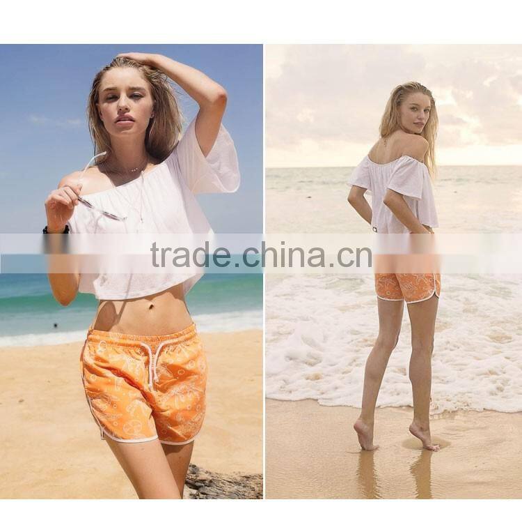 Wholesale Customized Good Quality Sexy Lady Beach Shorts