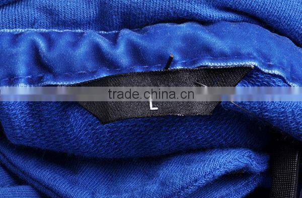 2013 customized blue and grey color striped zip up hoodies in different colors