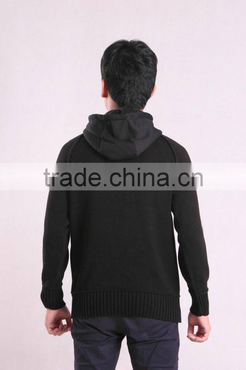 Men Plain Sweater Hoodies Jackets