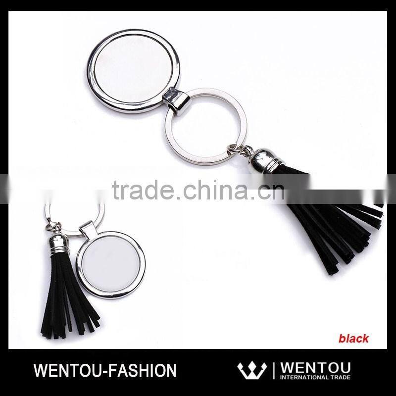 Wholesale Monogrammed Tassel Keychain Keyfob