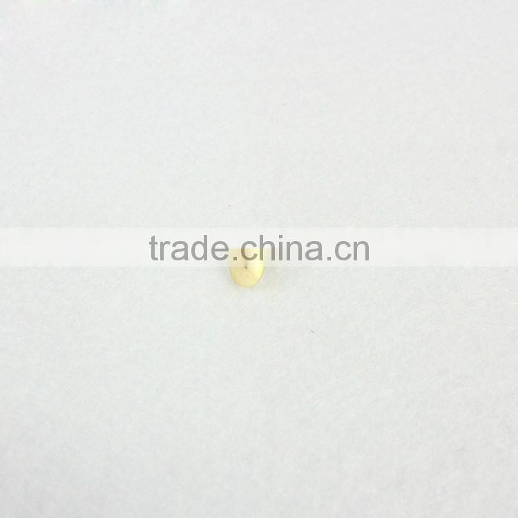 Gold metal push pins for office stationery