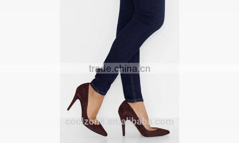 High quality fashion bodycon skinny women jean pants