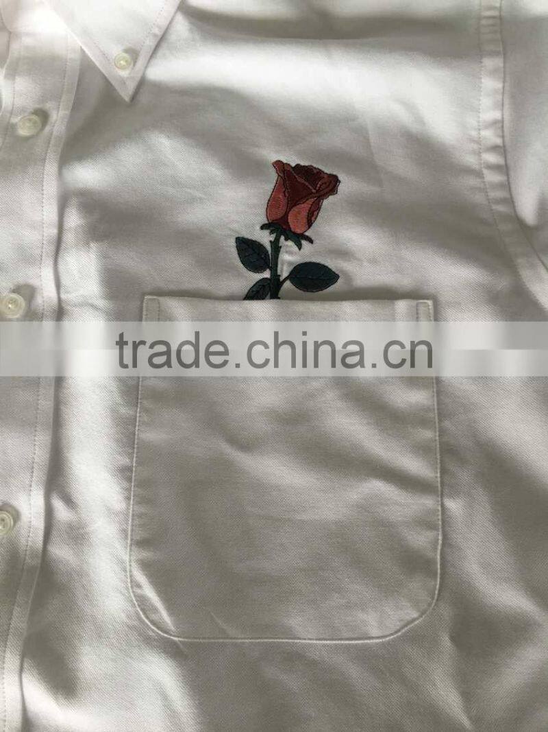 Office uniform design latest oxford man shirt camisas