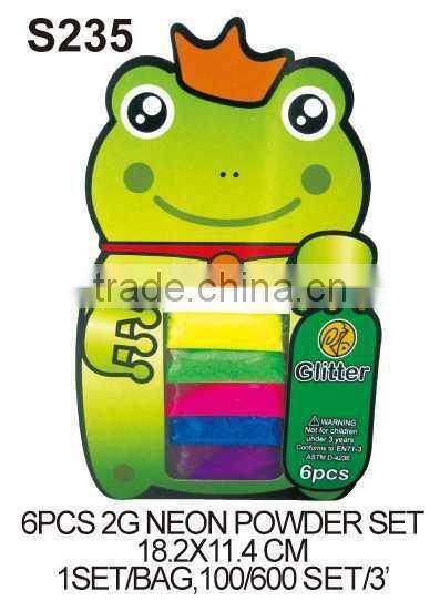 6 PCS 2G GLITTER POWDER