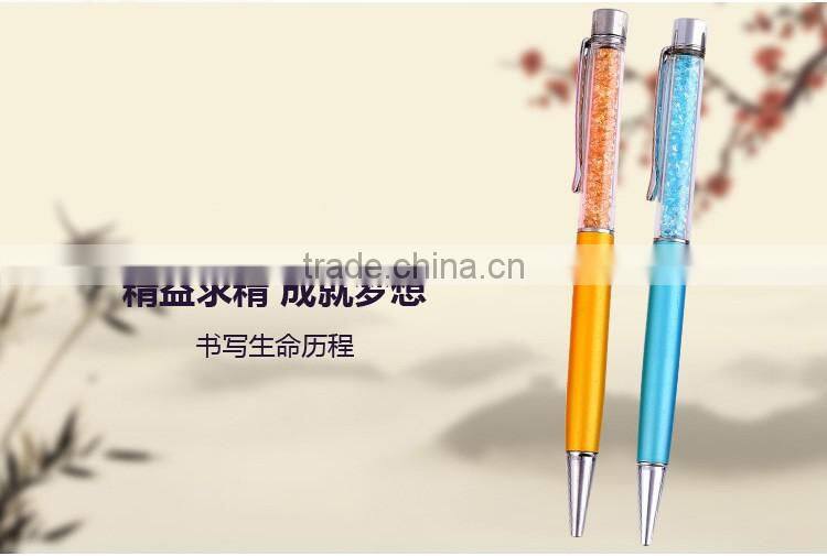 Latest New Modern Promotional Crystal Metal Ball Pen Gift