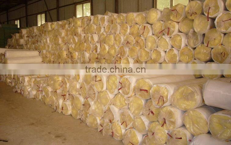 Thermal insulation fire retardant sound absorption glass wool blanket with aluminium foil