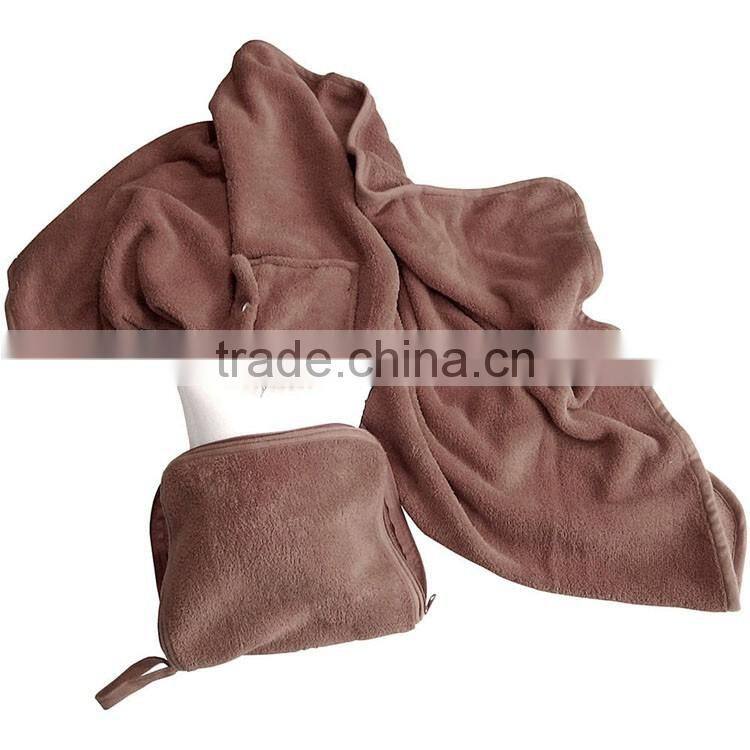 anti-pilling fleece airline blanket soft airplane blanket wholesale