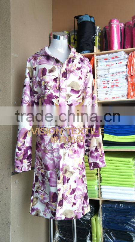 Microfiber Printed Bathrobe