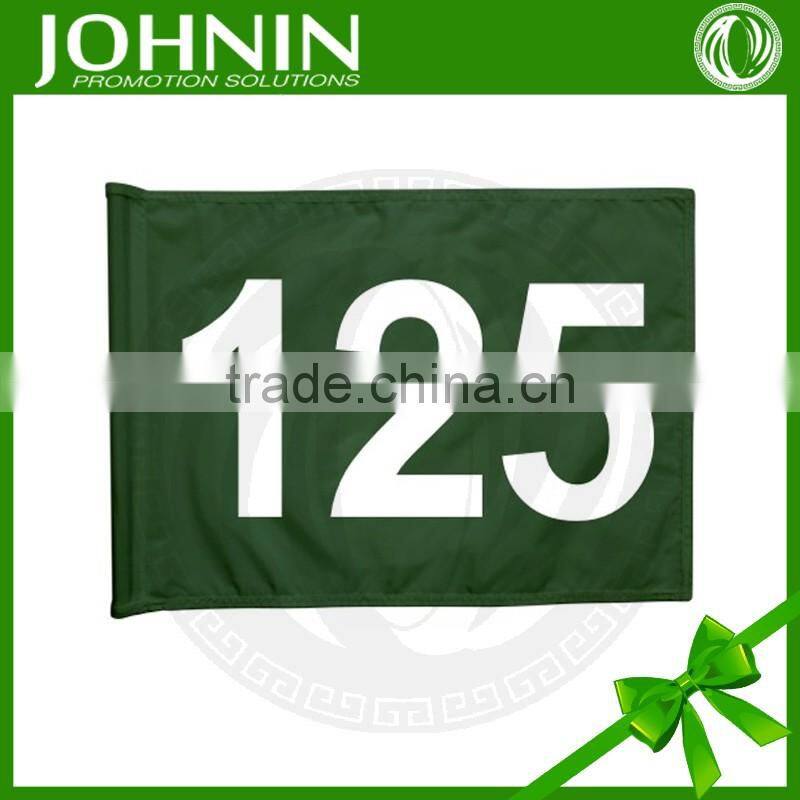 Custom 100% Polyester Cheap Price High Quality Golf Flags