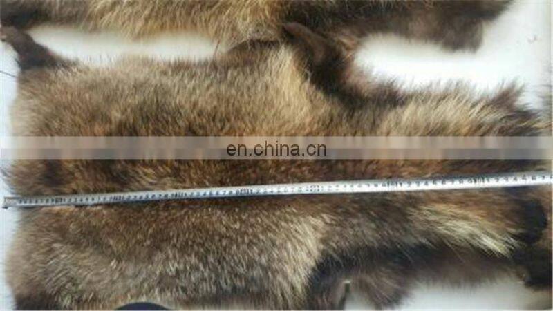 Raccoon Fur Skin /Fur Skin / Real Raccoon Material Fur Skin for Garment Fur Plates