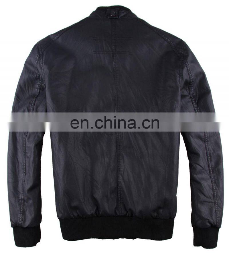 fashion diamond quilted mens spring handsome biker leather jacket