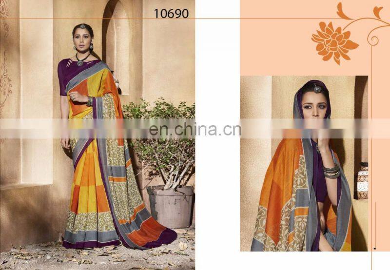 Indian Designer Kanjivaram Silk Saree | Shari | Sari for Party Wear