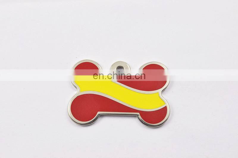 custom OEM/ODM wholesale qrcode metal cute dog tags id