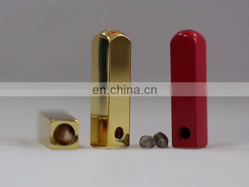 ShenZhen supplier factory price custom yeezy 350 square metal aglet shoelace rose gold aglet replacment