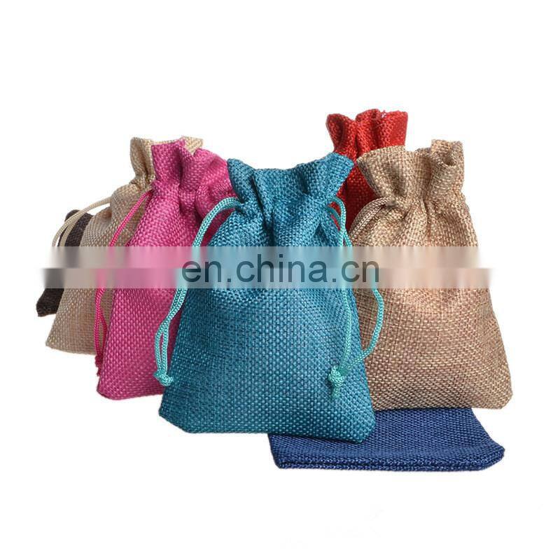 Wholesale eco biodegradable small hessian bag