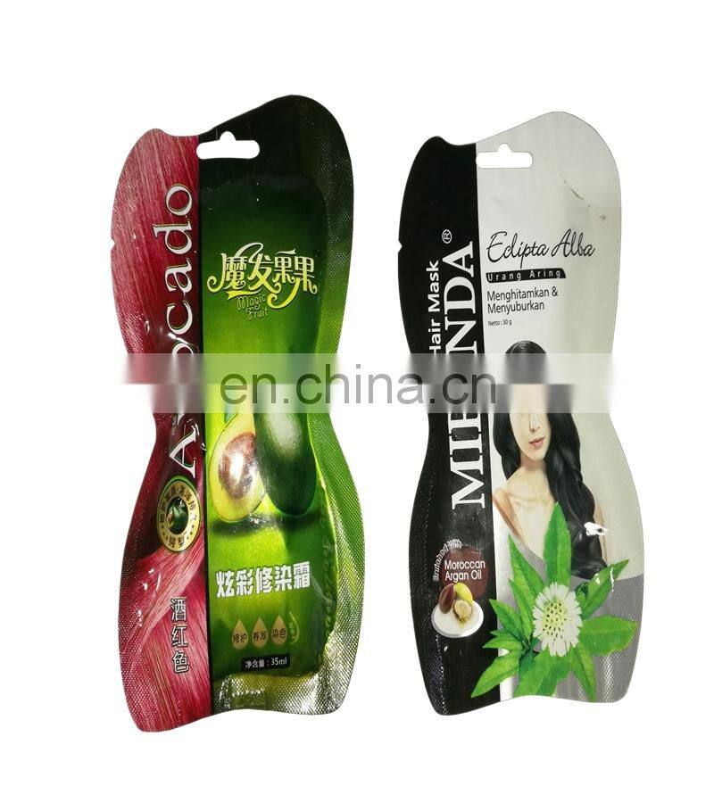 Double Material Hair Dye Shampoo Sachet Packaging Machine