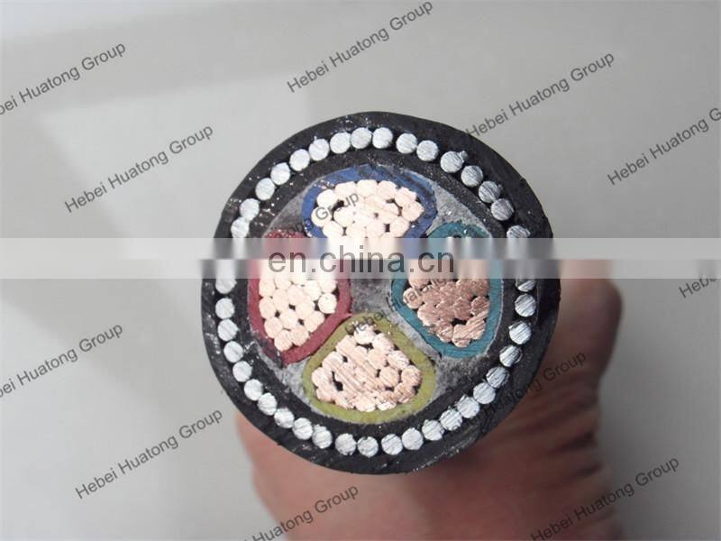 copper conductor PVC insulation and galvanized steel wire armour cables