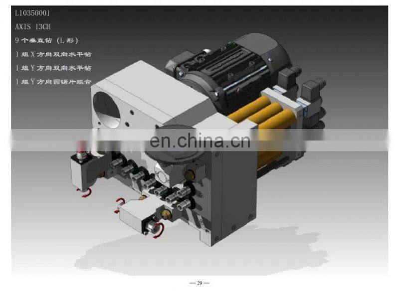 4*8 Italy HSD boring unit and boring head with saw ATC milling woodworking engraving auto tool change router
