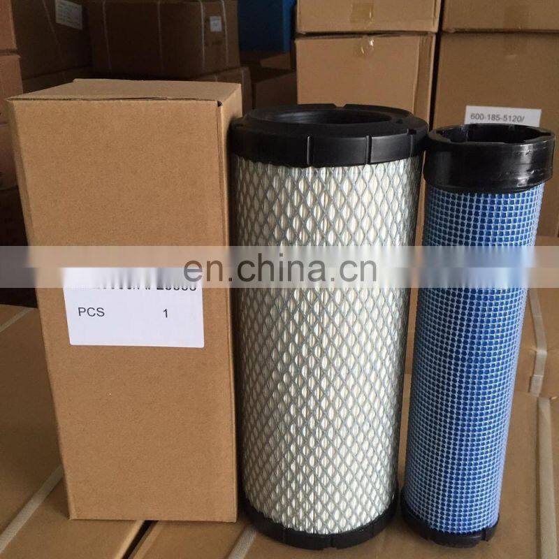 Heavy Duty Truck Engine Parts Hepa Air Filter Cartridge AF25555 AF25556