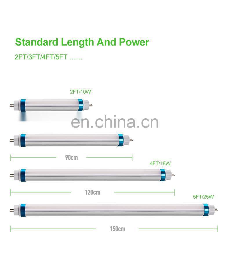 Aluminum Alloy Lamp Body Material and Tube Lights Item Type T5 T8  led light led lighting 2FT 4FT 5FT