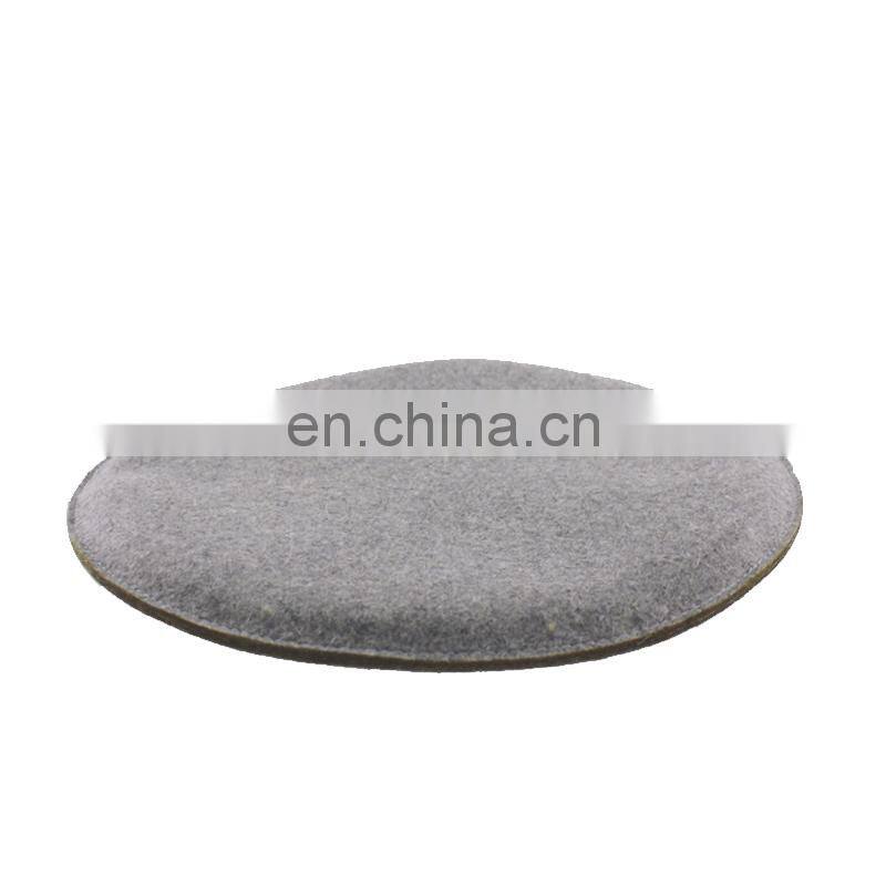 factory price 100% wool felt seat pads with the felt filling