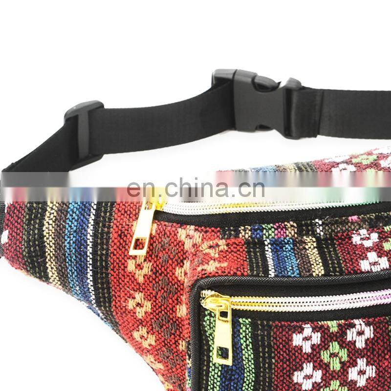 Bohemia Woman Waist pockets Girls Purses Travel Candies Bags 5Colors