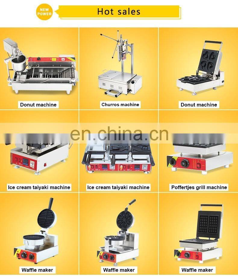 electric heart shape waffle maker cast iron double waffle pan commercial waffle maker churros maker