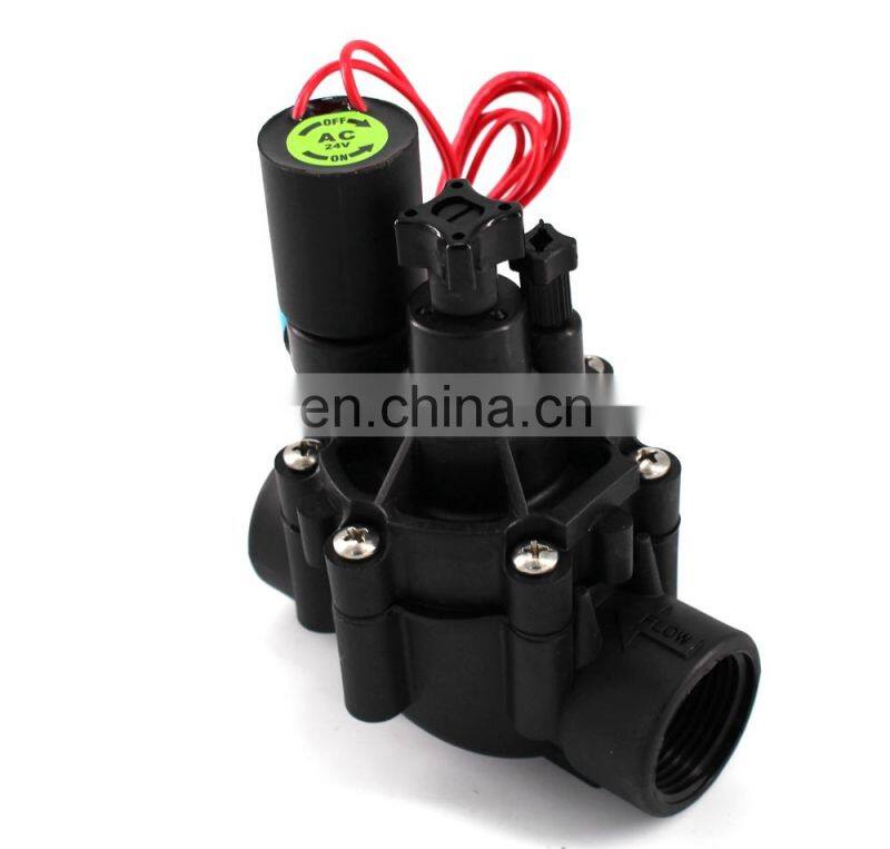 1 in. Remote Control Electric Valve with Flow Control for Landscape irrigation