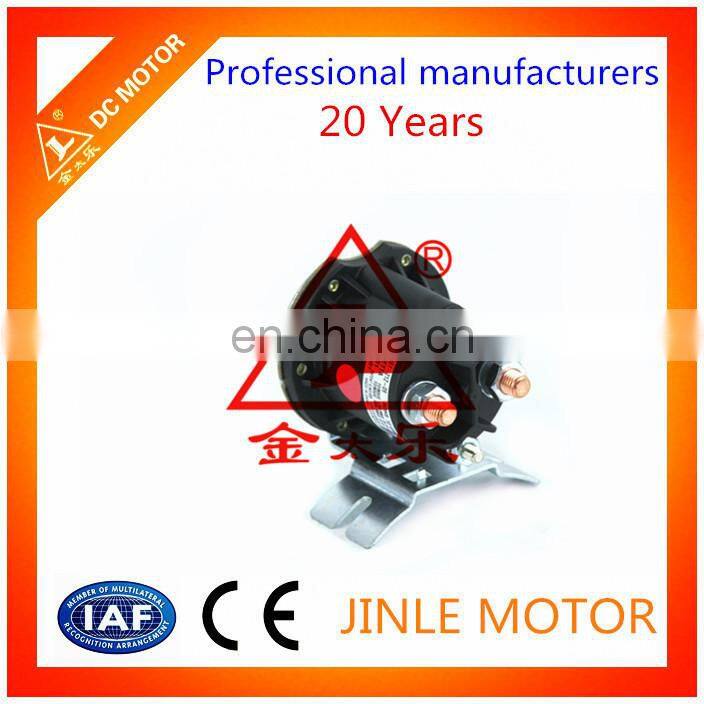 Solenoid starter switch for forklift motor