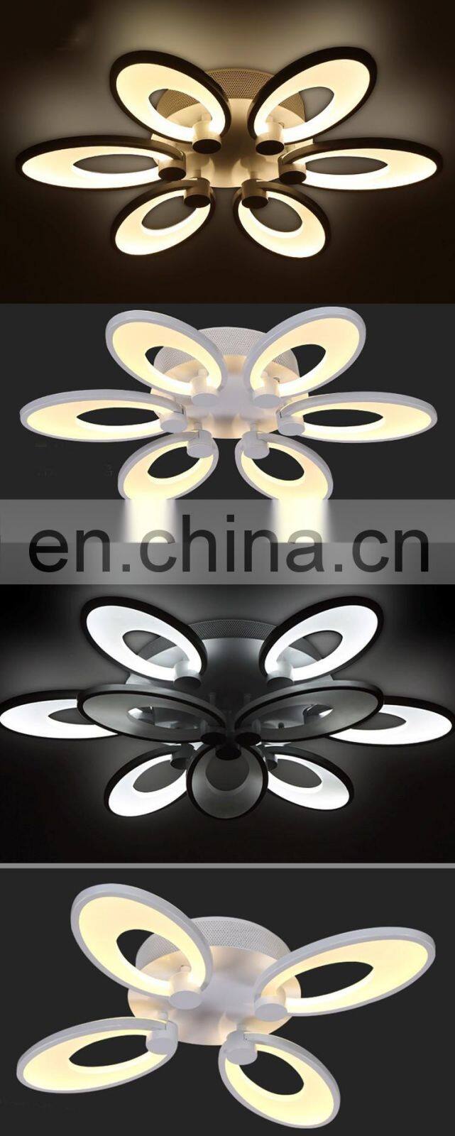 Hot sale creative dimmable color change modern chandeliers pendant light LED ceiling lamp