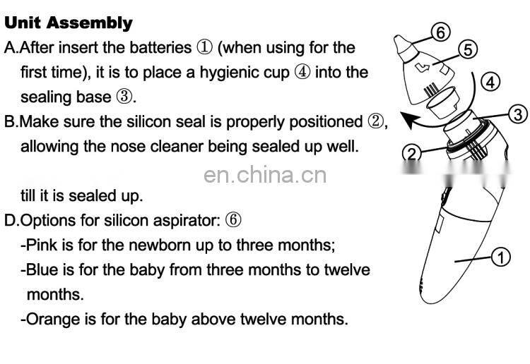 Best selling products silicone electric baby nose cleaner