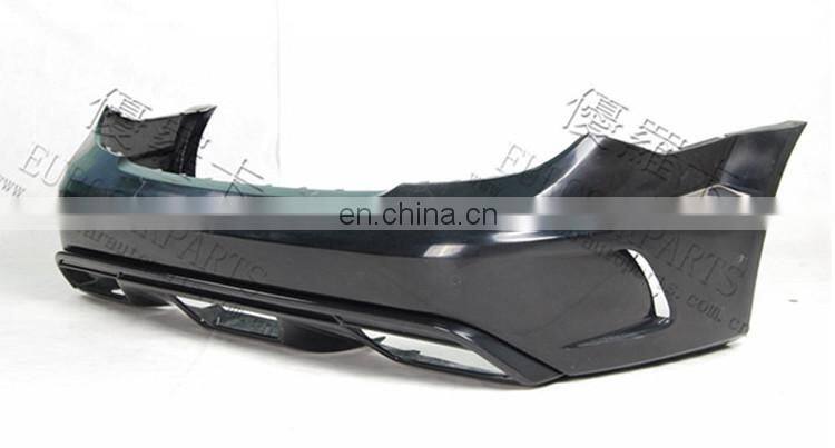 C-CLASS W204 C63 A style Sedan to Black Series style body kit 07~14y FRP front and rear bumpers side skirts fenders muffler