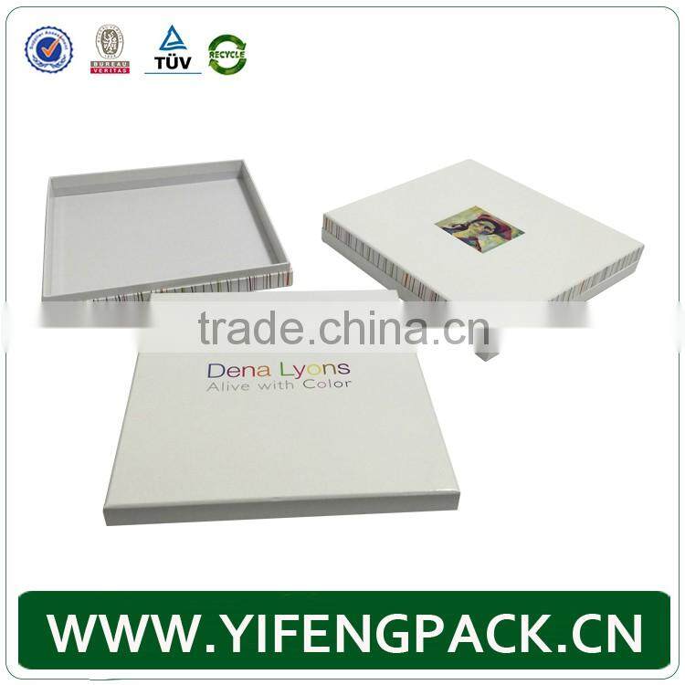 custom white cardboard paper packaging t-shirt box