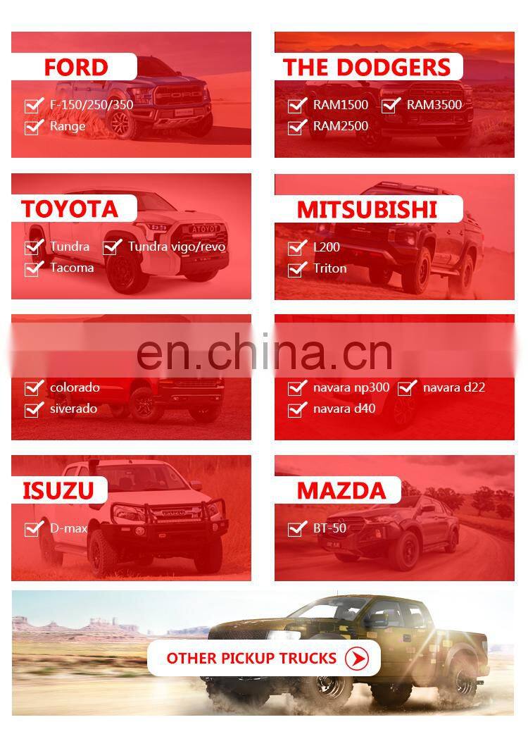 Suitable for tacoma hilux f150dmax pickup truck back cover flat top modified trunk cover tail trunk awning