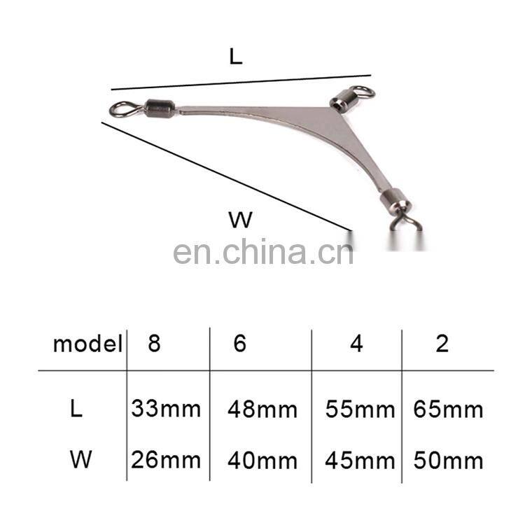 Flexible rotation Cross brass barrel fishing snap swivel