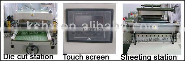 roll to roll digital label die cut machine