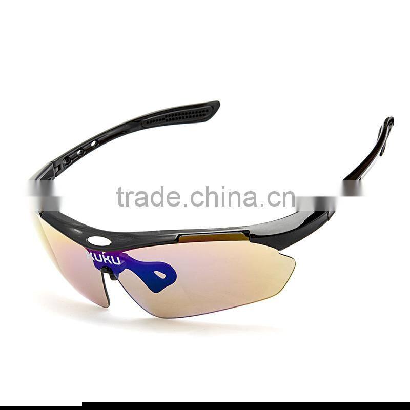 Hot selling 5 lens whole set outdoor sporting blue blocking sunglasses