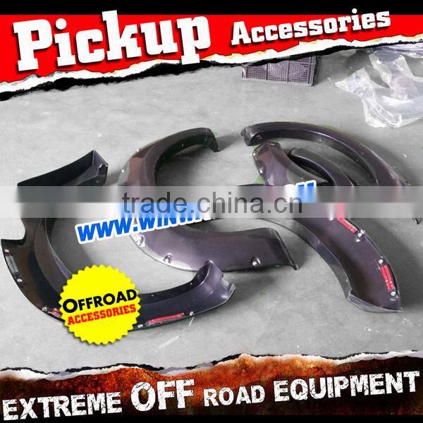 2012-2015 D-MAX DMAX MATT BLACK FENDER FLARE WIDE KITS