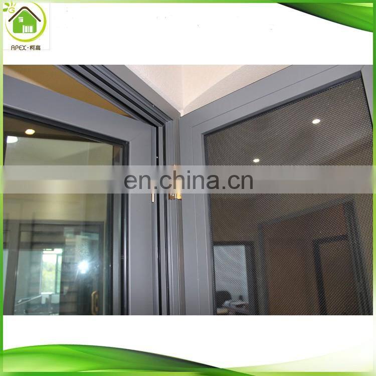 powder coated thermal break heat insulation frame window