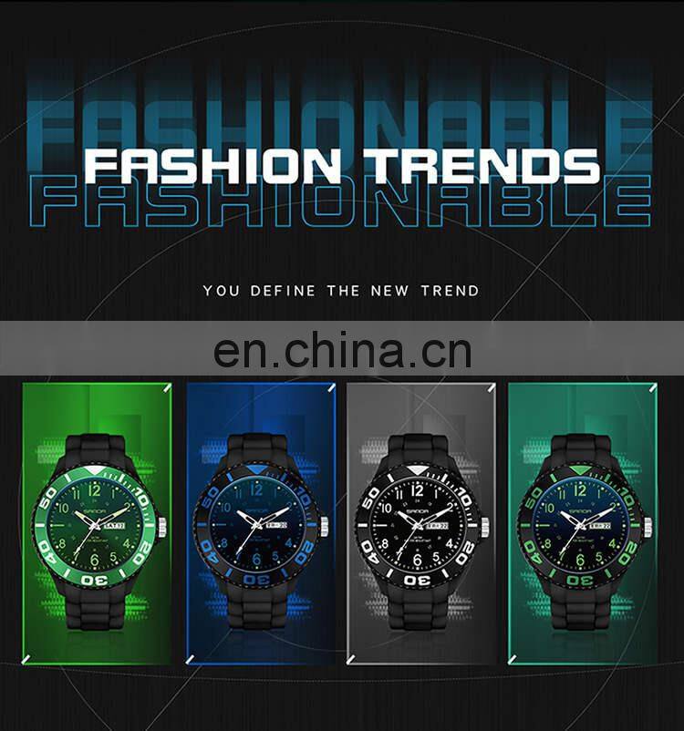 SANDA 6051 Fashion Men Quartz Watch Business Wristwatch Outdoor Sport Watch Man Waterproof
