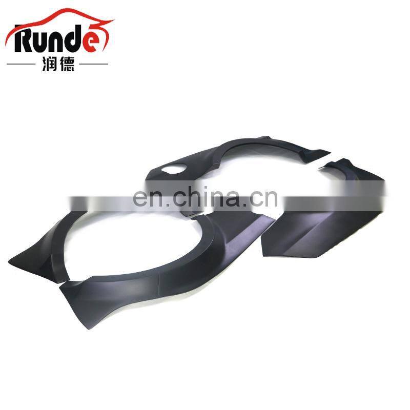 Runde Car Modification Body Parts Resin Material RTR Style For 2015-2017 Ford Mustang Wide Body Wheel Eyebrow Fender Body Kit