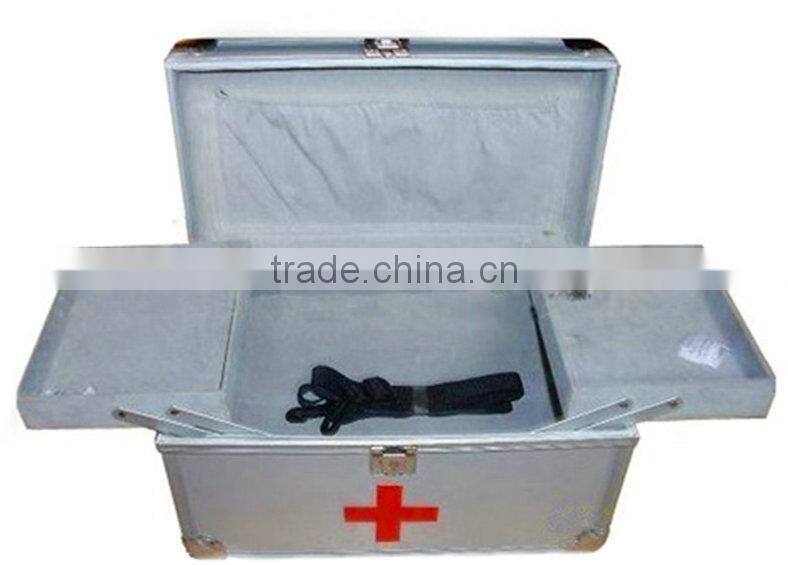 factory portable medical first aid kit box with aluminum