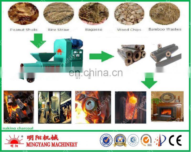 Wood Sawdust Biomass Rice Husk Sawdust Extruder Briquette Machine